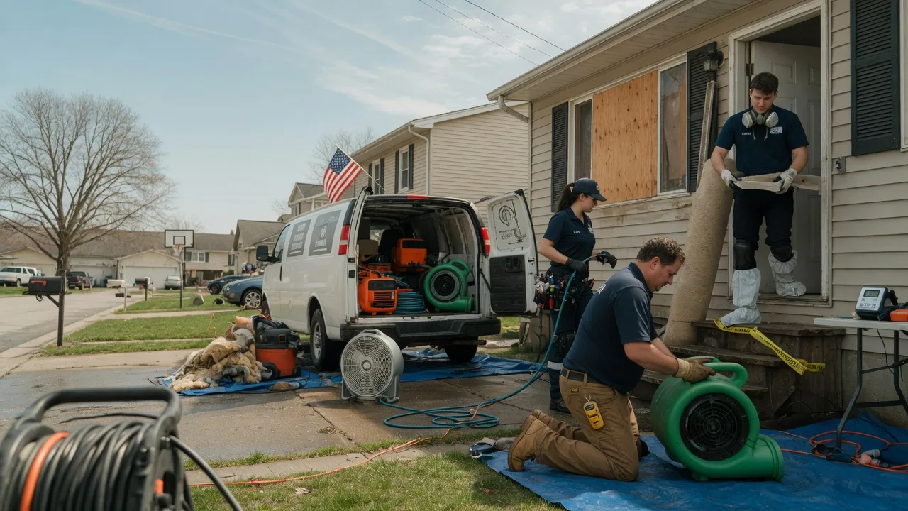 Water Damage Restoration in Russell, IL near me